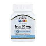 21st Century, Iron, 65 mg, 120 Tablets