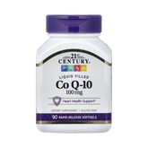 21st Century, Liquid Filled CoQ-10, 100 mg, 90 Rapid Release Softgels