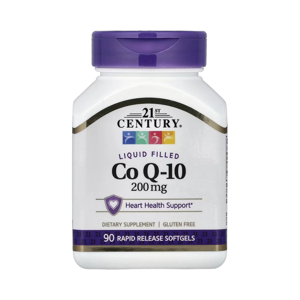 21st Century, Liquid Filled CoQ-10, 200 mg, 90 Rapid Release Softgels