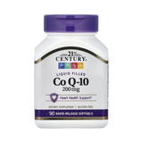21st Century, Liquid Filled CoQ-10, 200 mg, 90 Rapid Release Softgels