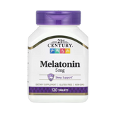 21st Century, Melatonin, 5 mg, 120 Tablets
