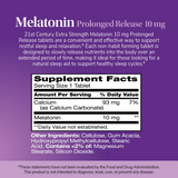 21st Century, Melatonin, Prolonged Release, 10 mg, 120 Tablets