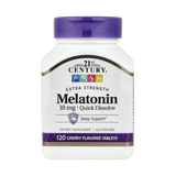 21st Century, Melatonin, Quick Dissolve, Cherry, 10 mg, 120 Tablets