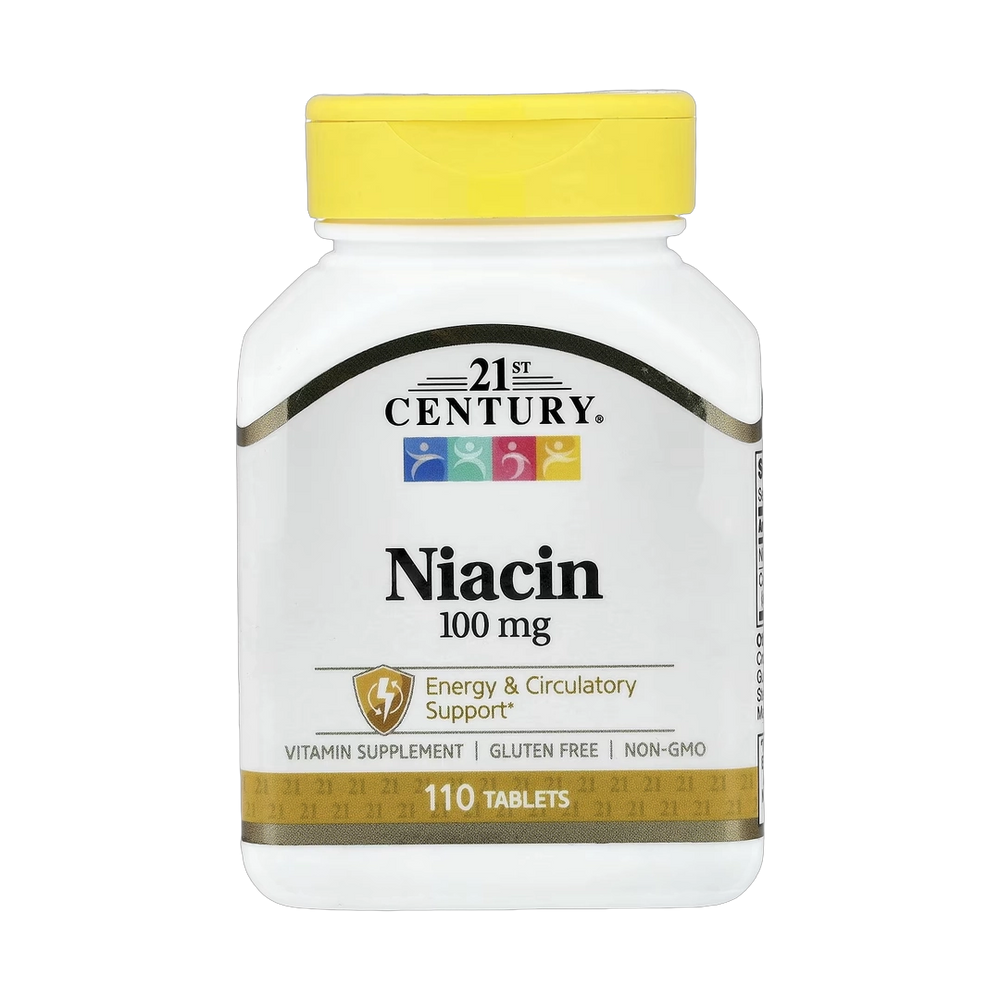 21st Century, Niacin, 100 mg, 110 Tablets