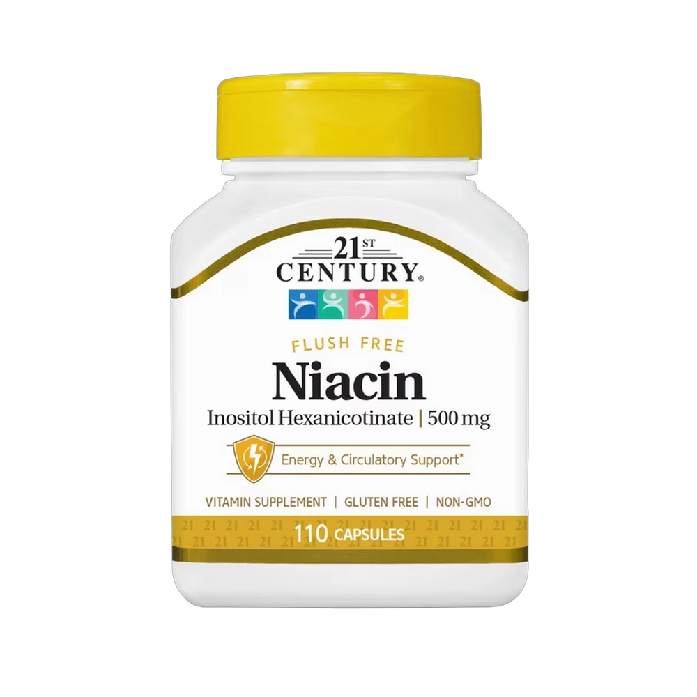 21st Century, Niacin, Inositol Hexanicotinate, 500 Mg, Capsules