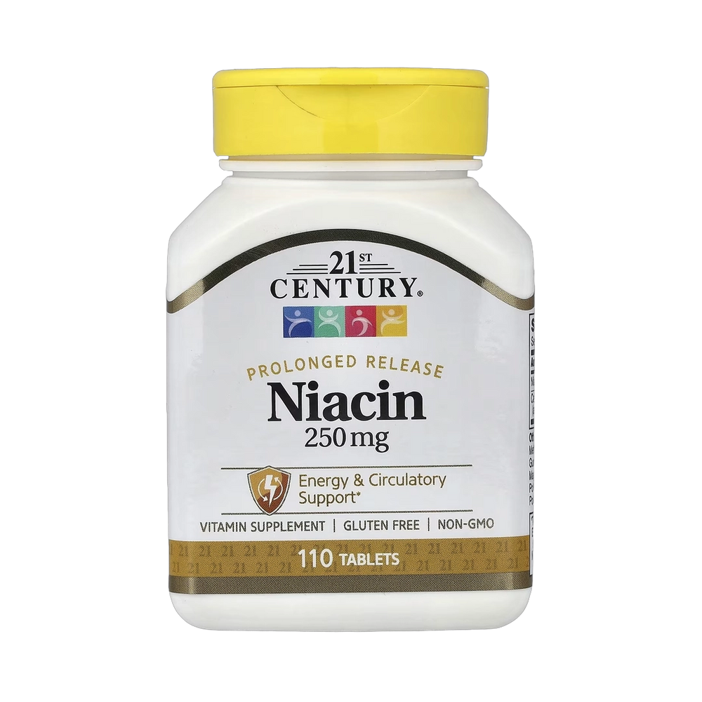 21st Century, Niacin, Prolonged Release, 110 Tablets