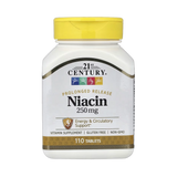 21st Century, Niacin, Prolonged Release, 110 Tablets