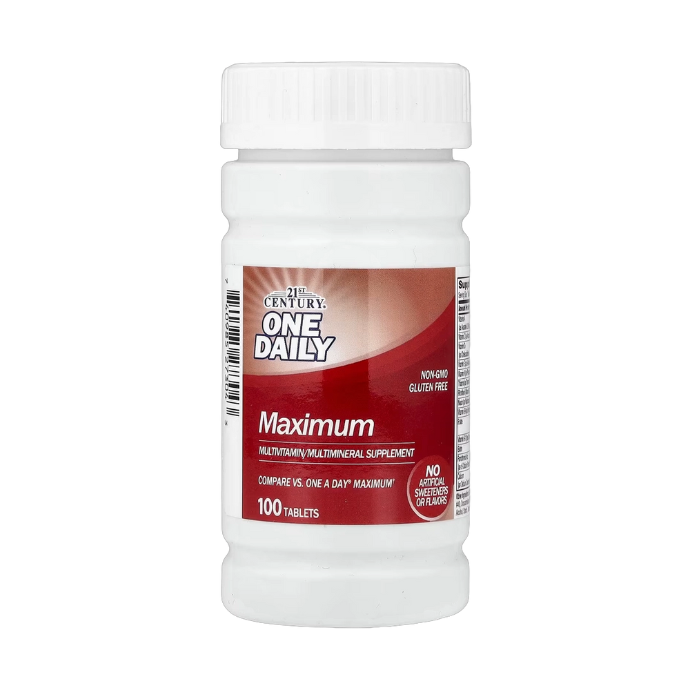 21st Century, One Daily, Maximum, 100 Tablets
