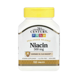 21st Century, Prolonged Release Niacin, 500 mg, 100 Tablets