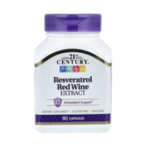 21st Century, Resveratrol Red Wine Extract, 90 Capsules