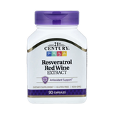 21st Century, Resveratrol Red Wine Extract, 90 Capsules