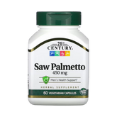 21st Century, Saw Palmetto, 450 mg, 60 Vegetarian Capsules