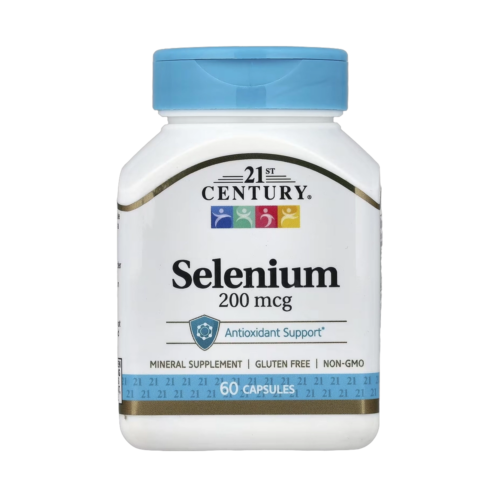 21st Century, Selenium, 200 mcg, 60 Capsules