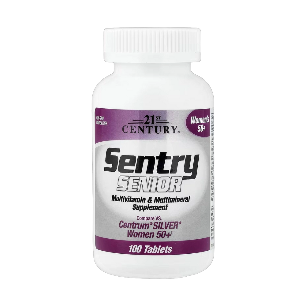 21st Century, Sentry Senior, Women's 50+, Multivitamin & Multimineral Supplement, 100 Tablets