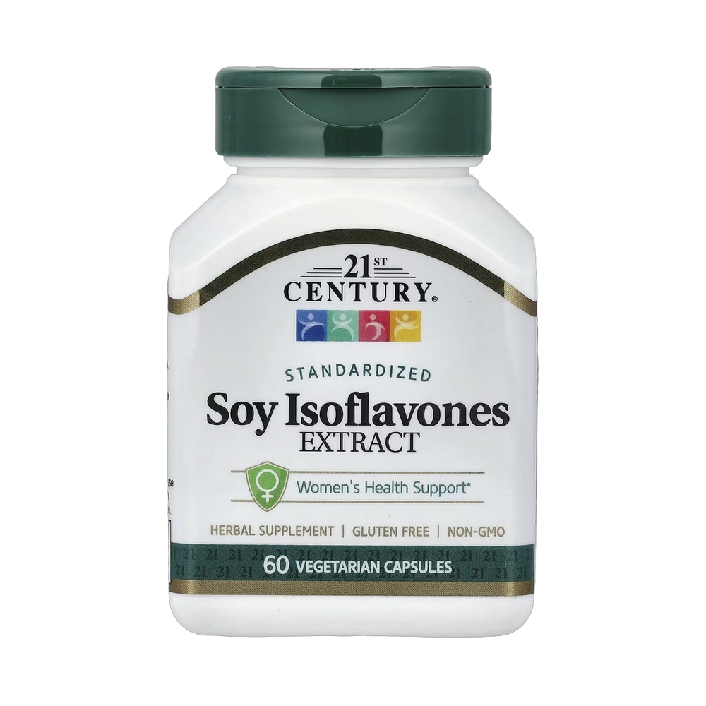 21st Century, Soy Isoflavones Extract, Standardized, 60 Vegetarian Capsules
