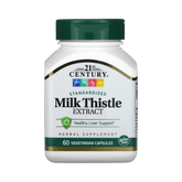 21st Century, Standardized Milk Thistle Extract, 60 Vegetarian Capsules