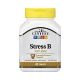 21st Century, Stress B with Zinc, 66 Tablets