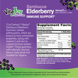 21st Century, VitaJoy® Sambucus Elderberry With Vitamin C & Zinc Gummies, Berry, 60 Gummies