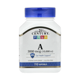 21st Century, Vitamin A, 3,000 mcg (10,000 IU), 110 Softgels