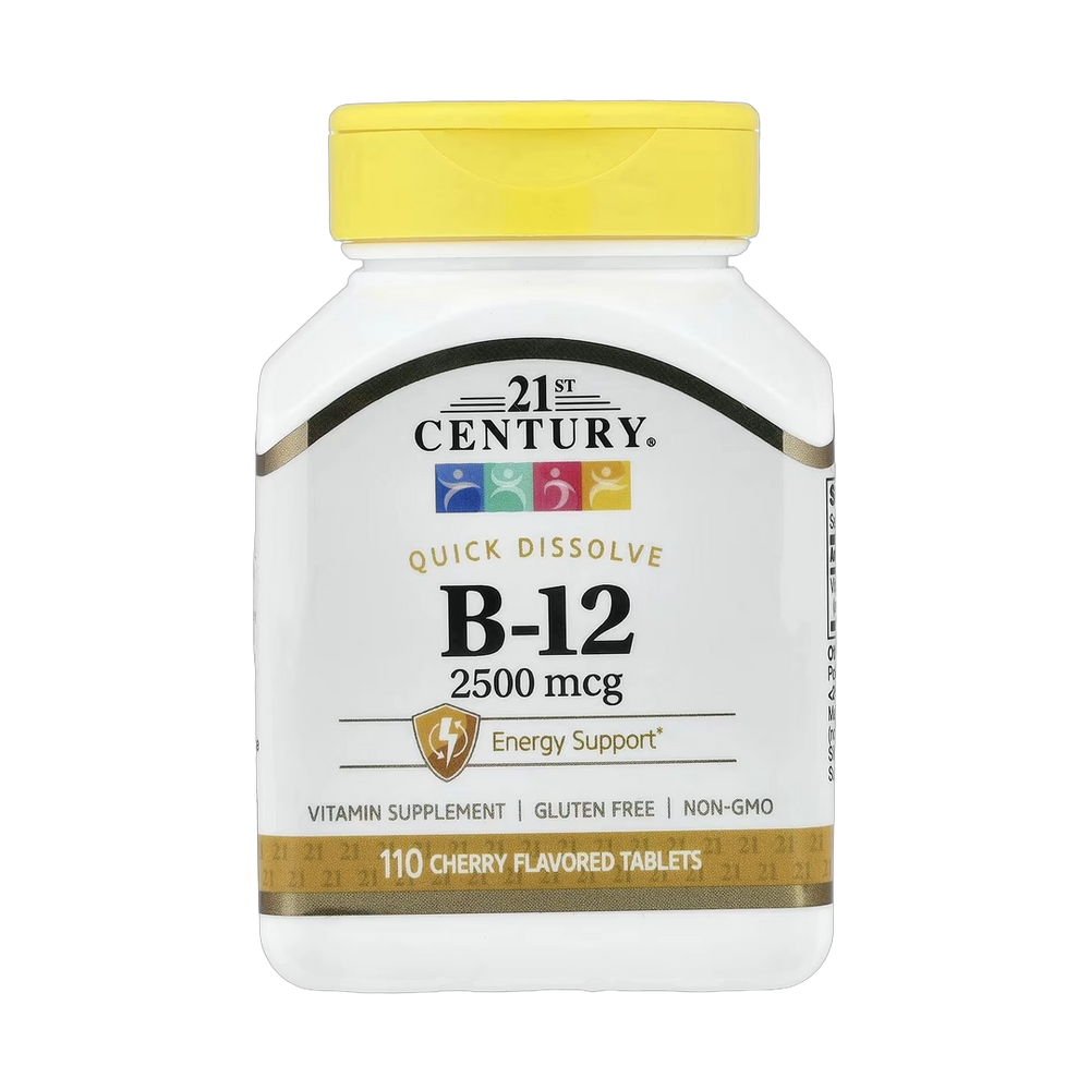 21st Century, Vitamin B-12, Cherry, 2,500 mcg, 110 Tablets