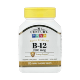 21st Century, Vitamin B-12, Cherry, 2,500 mcg, 110 Tablets