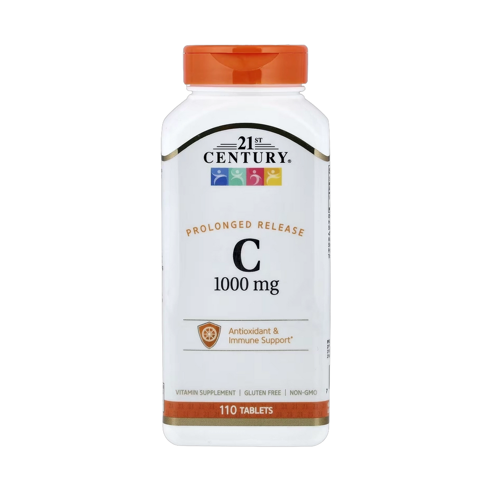21st Century, Vitamin C, Prolonged Release, 1,000 mg, 110 Tablets