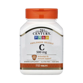 21st Century, Vitamin C, Prolonged Release, 500 mg, 110 Tablets