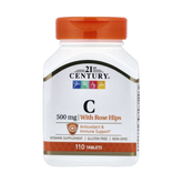 21st Century, Vitamin C with Rose Hips, 500 mg, 110 Tablets