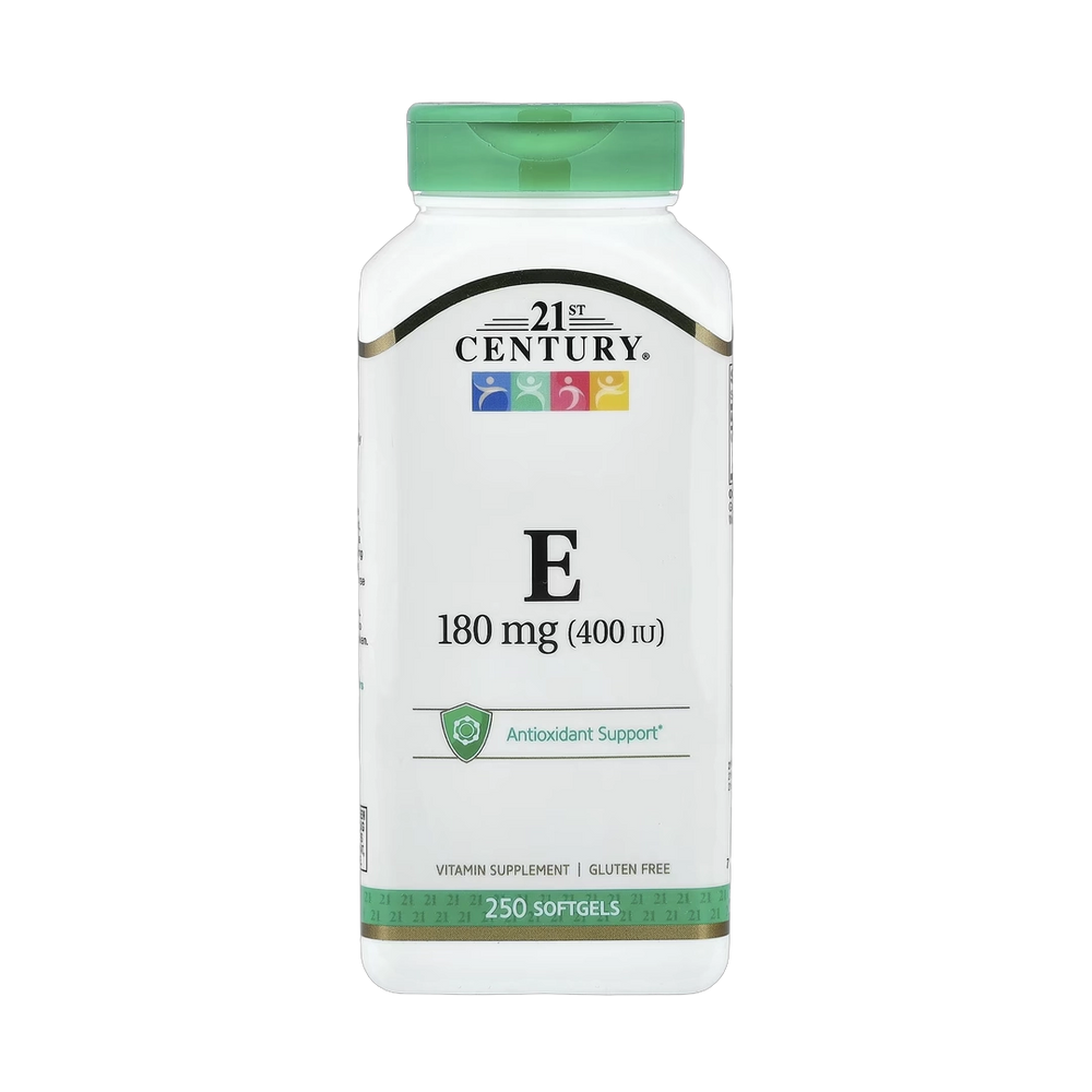 21st Century, Vitamin E, 180 mg (400 IU), 250 Softgels