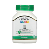 21st Century, Vitamin E, 450 mg (1,000 IU), 55 Softgels