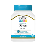 21st Century, Zinc, 50 Mg, 110 Tablets