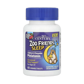 21st Century, Zoo Friends Sleep, Children's Chewable Melatonin, Ages 4+, Raspberry, 60 Chewable Tablets