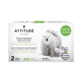 Attitude, Anti-Static Eliminator Cloth Sheet 300 Load, 2 Sheets