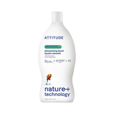 Attitude, Dishwashing Liquid Green Apple & Basil, 23.6 Fl Oz