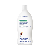Attitude, Dishwashing Liquid Green Apple & Basil, 23.6 Fl Oz