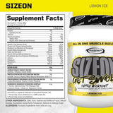 Gaspari Nutrition, SizeOn, All In One Muscle Builder, Lemon Ice, 3.59 lbs (1.63 kg)