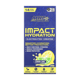 MHP, Impact Hydration, Electrolytes + Creatine, Lemon Lime , 14 Stick Packs, 0.52 oz