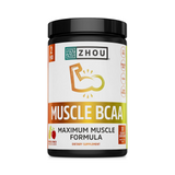 Zhou, Muscle BCAA, Maximum Muscle Formula, 30 Scoops, 11.6 Oz Ounce