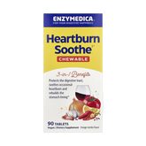 Enzymedica, Heartburn Soothe, Orange Vanilla, 90 Tablets