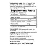 Enzymedica, Betaine HCl, 120 Capsules