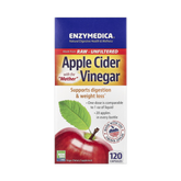 Enzymedica, Apple Cider Vinegar with the Mother, 120 Capsules