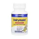 Enzymedica, DairyAssist® Chewable, Vanilla, 60 Chewable Tablets