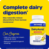 Enzymedica, DairyAssist® Chewable, Vanilla, 60 Chewable Tablets