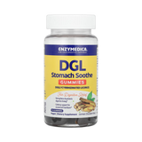 Enzymedica, DGL Stomach Soothe Gummies, German Chocolate, 74 Gummies