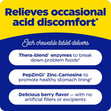 Enzymedica, Chewable Acid Soothe, Berry, 60 Tablets