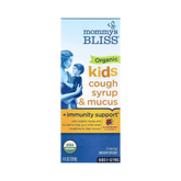 Mommy's Bliss, Kids Organic Cough Syrup & Mucus + Immunity Support, 1-12 Yrs, Elderberry, 4 fl oz, 120 ml