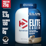 Dymatize, Elite Casein®, Protein Powder, Cookies & Cream, 4 lbs (1.8 kg)