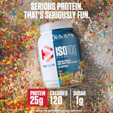 Dymatize, ISO100® Hydrolyzed, 100% Whey Protein Isolate, Fruity Pebbles, 3 lb (1.4 kg)