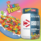 Dymatize, ISO100® Hydrolyzed, 100% Whey Protein Isolate, Fruity Pebbles, 3 lb (1.4 kg)
