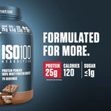 Dymatize, ISO100® Hydrolyzed, 100% Whey Protein Isolate, Fudge Brownie, 5 lb (2.3 kg)
